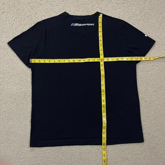 BMW Motosport Puma Mens Black T Shirt Size Large - Picture 5 of 5
